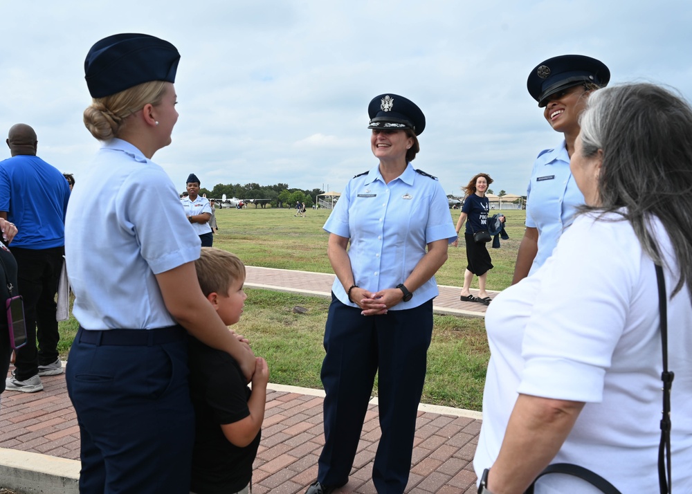 Col. Maguinness Reviews BMT Graduation