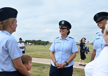 Col. Maguinness Reviews BMT Graduation