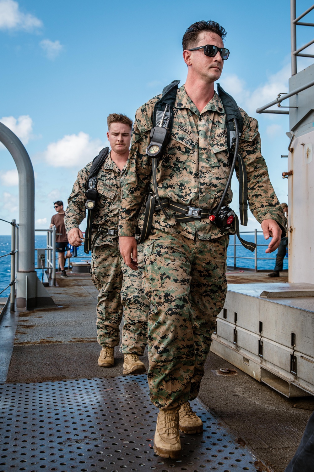 Marines, Sailors Conduct 9/11 Memorial Stair Climb Aboard Harpers Ferry