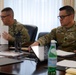 HON Jacobson and SMA hold a Senior NCO council