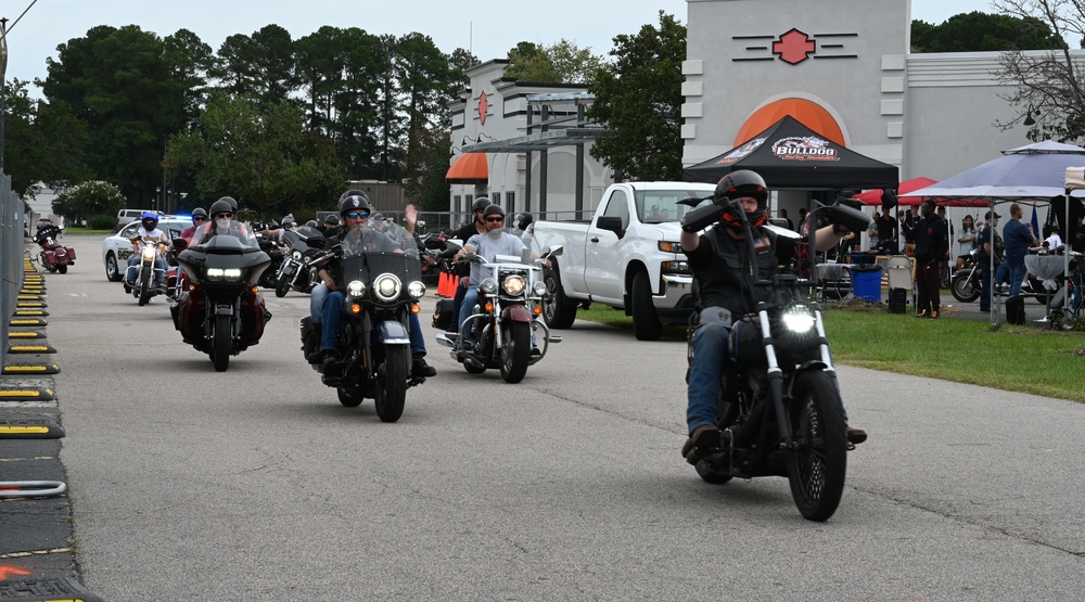 Veterans rode motorcycles to honor POW/MIA
