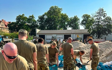 1st Cavalry Division Troopers assist flood mitigation efforts in Poland