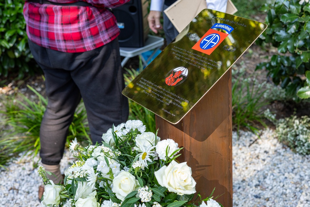 Operation Market Garden 80th Anniversary: Heumen Lock Bridge Plaque Unveiling