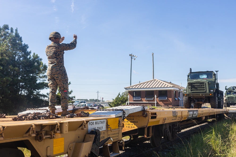 Combat Logistics Battalion 26 Conducts Railhead Operations Group Training Course