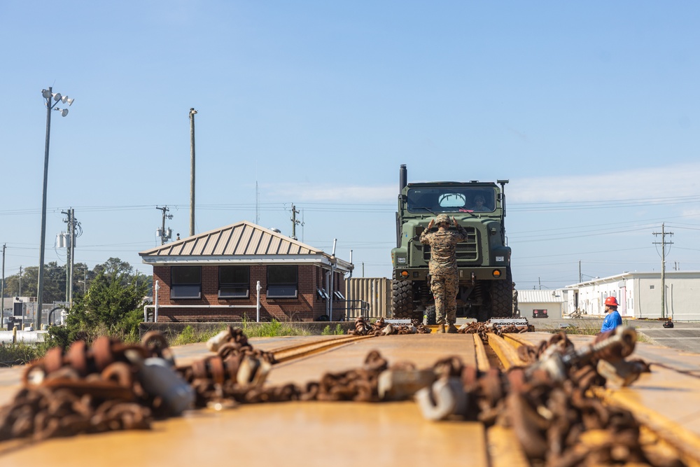 Combat Logistics Battalion 26 Conducts Railhead Operations Group Training Course