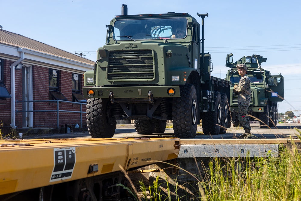 Combat Logistics Battalion 26 Conducts Railhead Operations Group Training Course