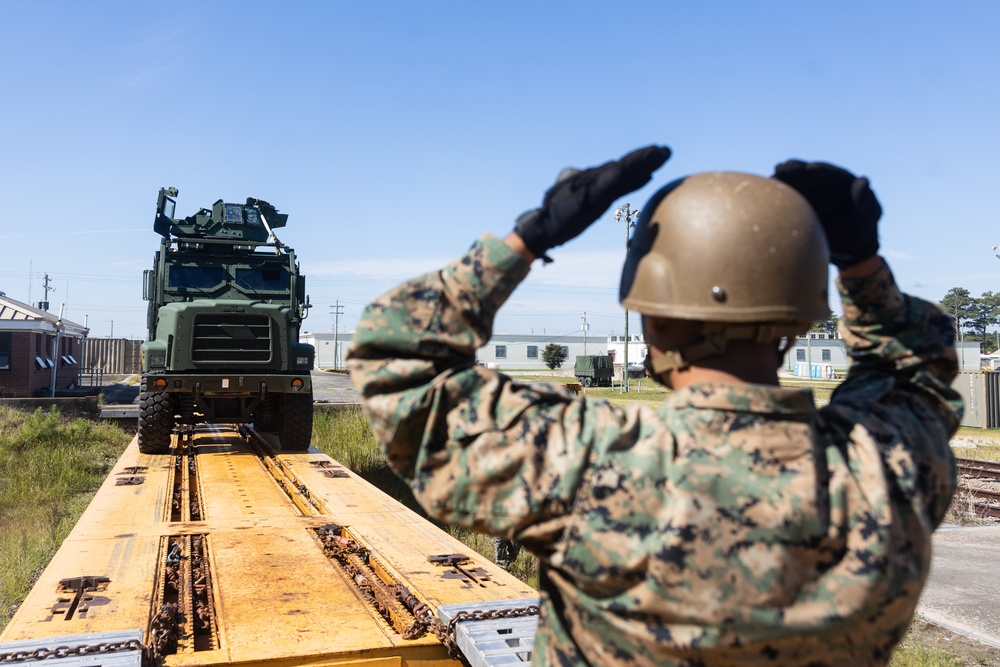 Combat Logistics Battalion 26 Conducts Railhead Operations Group Training Course