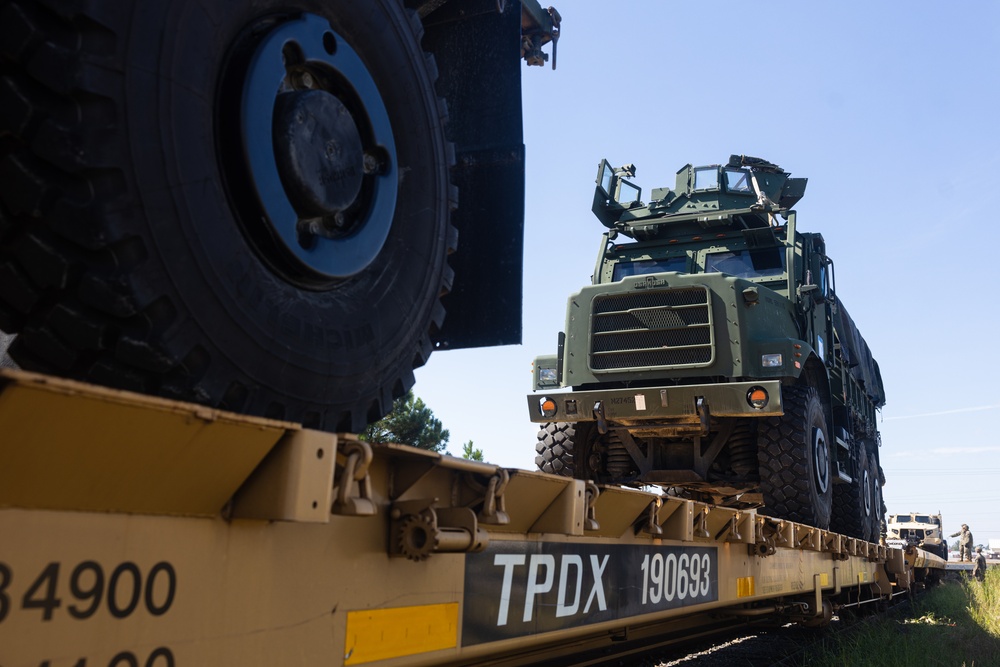 Combat Logistics Battalion 26 Conducts Railhead Operations Group Training Course