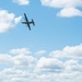 C-130 aircraft flies during air show