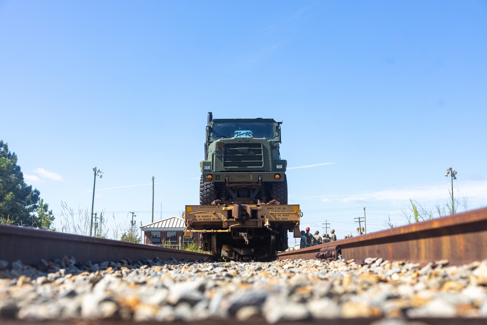 Combat Logistics Battalion 26 Conducts Railhead Operations Group Training Course