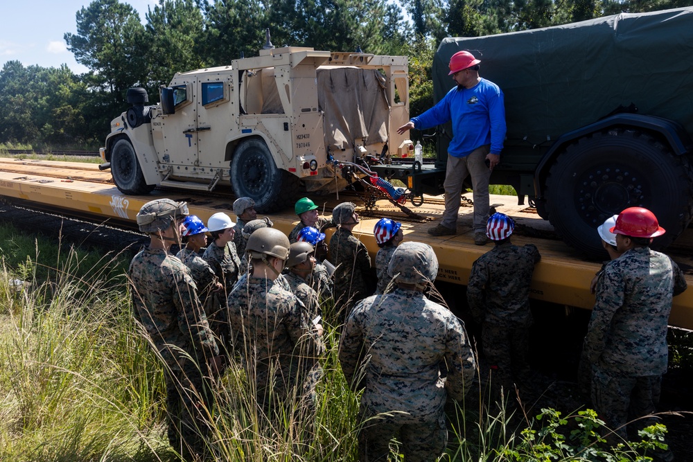 Combat Logistics Battalion 26 Conducts Railhead Operations Group Training Course