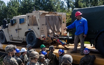 Combat Logistics Battalion 26 Conducts Railhead Operations Group Training Course