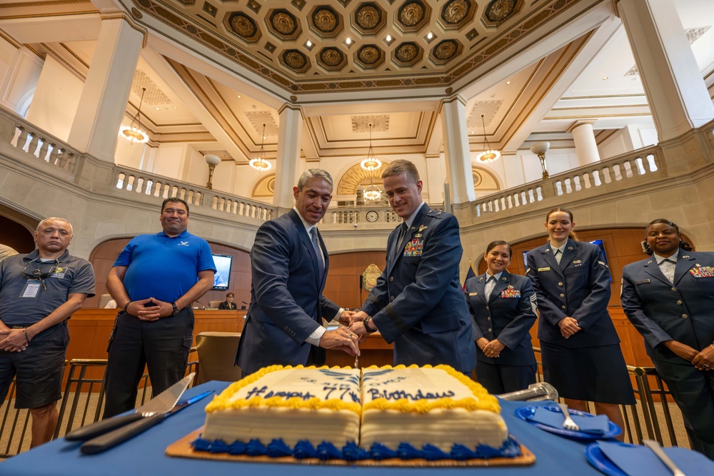 City of San Antonio recognizes USAF Birthday