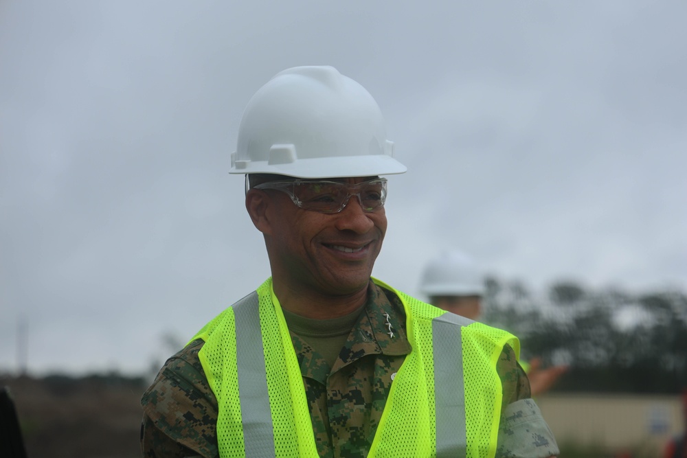 II MEF CG Visits Future Headquarters Building