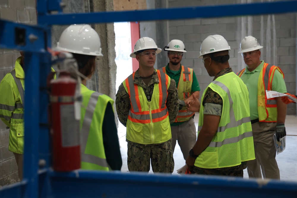 II MEF CG Visits Future Headquarters Building