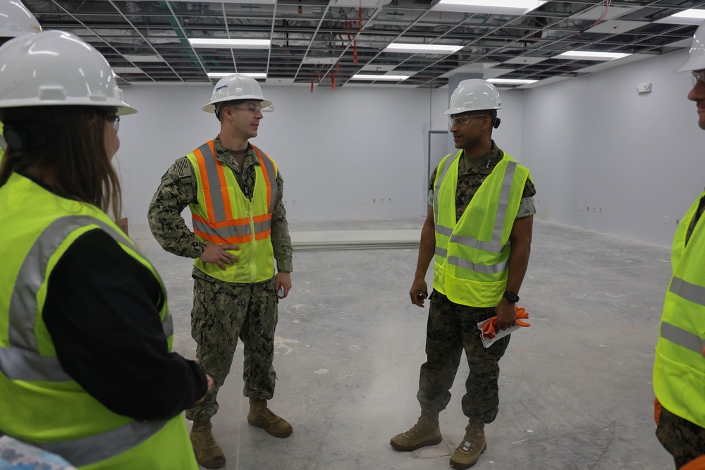 II MEF CG Visits Future Headquarters Building