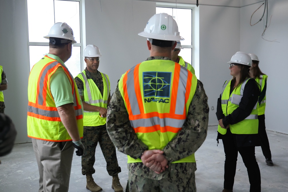 II MEF CG Visits Future Headquarters Building