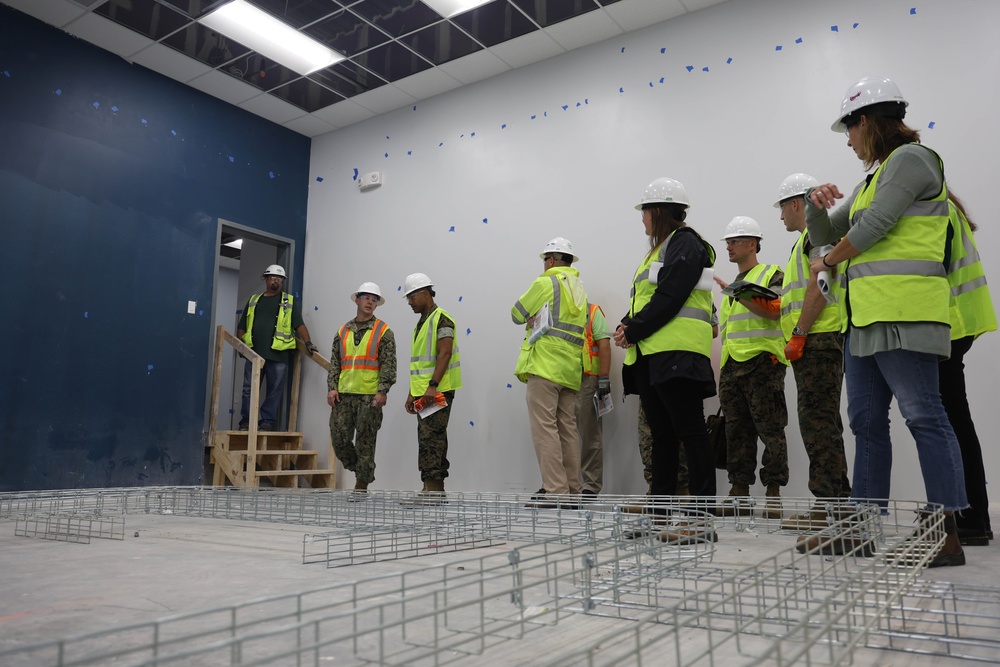 II MEF CG Visits Future Headquarters Building