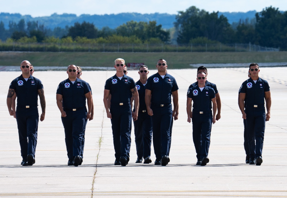 USAFADS perform at the Sound of Speed Airshow 2024