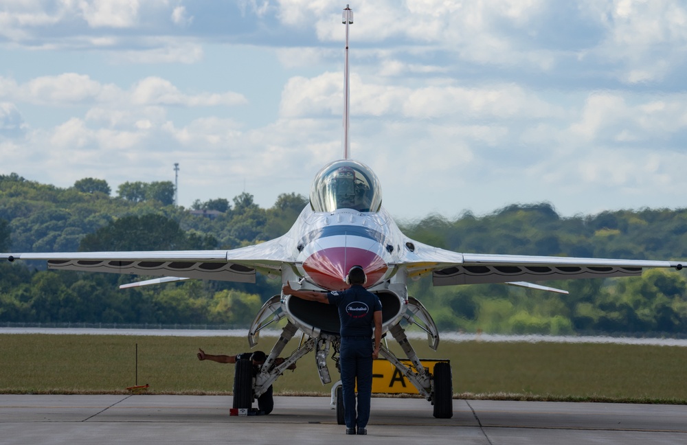 USAFADS perform at the Sound of Speed Airshow 2024