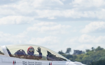 USAFADS perform at the Sound of Speed Airshow 2024