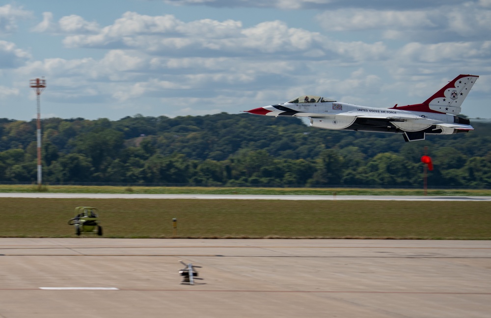 USAFADS perform at the Sound of Speed Airshow 2024