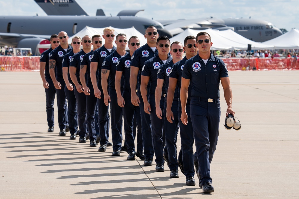 USAFADS perform at the Sound of Speed Airshow 2024