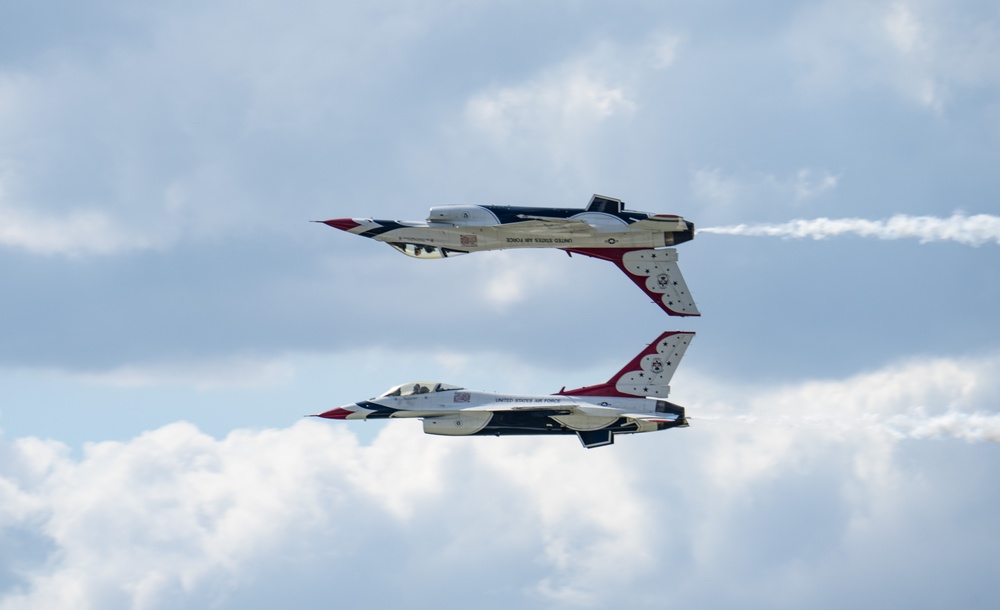 USAFADS perform at the Sound of Speed Airshow 2024