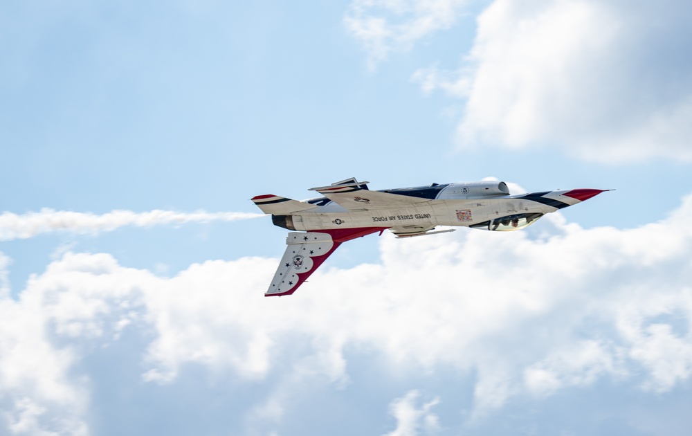 USAFADS perform at the Sound of Speed Airshow 2024