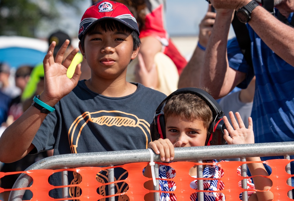 USAFADS perform at the Sound of Speed Airshow 2024