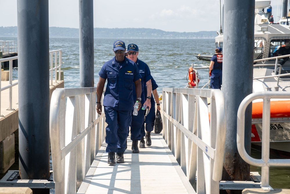 District 1 Commander Visits Station Sandy Hook