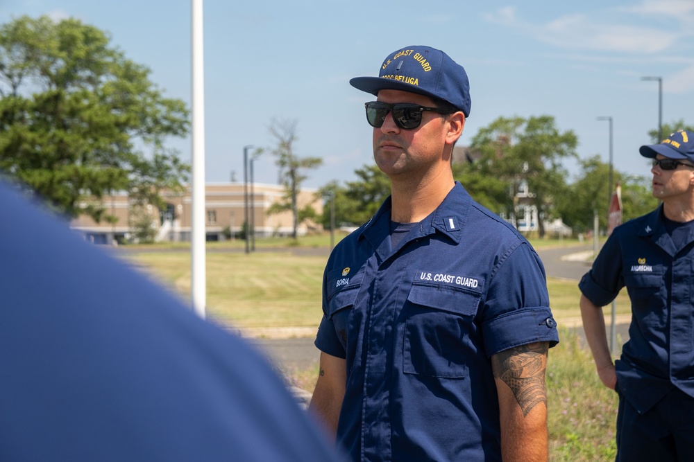 District 1 Commander Visits Station Sandy Hook