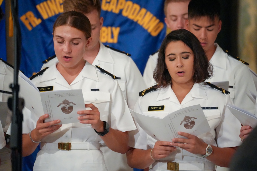 Navy Chief of Chaplains and Chaplain of the Marine Corps attend Father Capodanno Memorial Mass