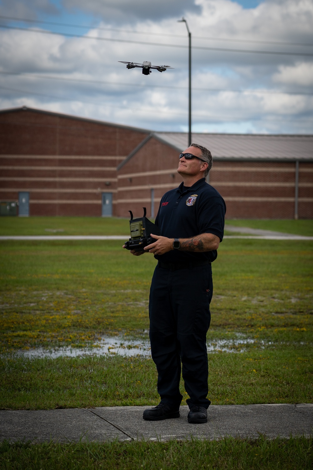 Sky Scouts of FESD – FF Ackley of Camp Geiger’s Fire Station 6