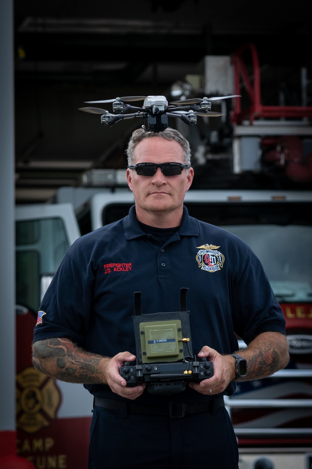 Sky Scouts of FESD – FF Ackley of Camp Geiger’s Fire Station 6