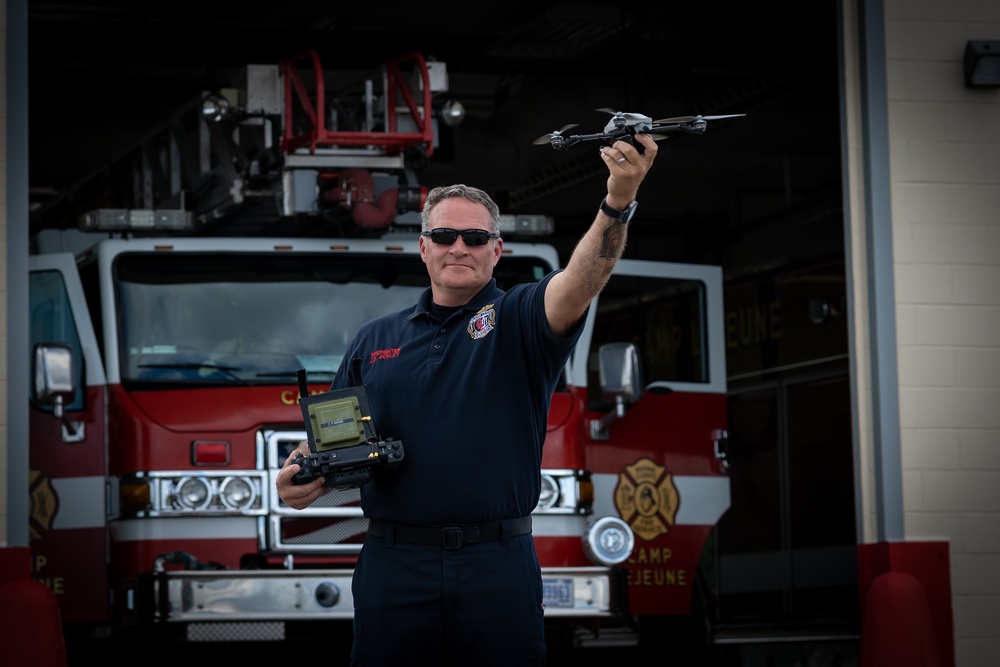 Sky Scouts of FESD – FF Ackley of Camp Geiger’s Fire Station 6