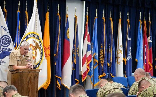 Navy Chief of Chaplains visits Naval Station Newport