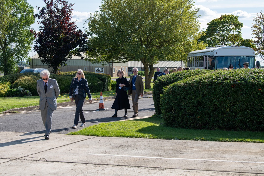 Civic leaders tour RAF Fairford