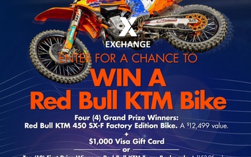 Exchange, Red Bull to Give Away $50,000 in Prizes in Red Bull KTM Bike Sweepstakes