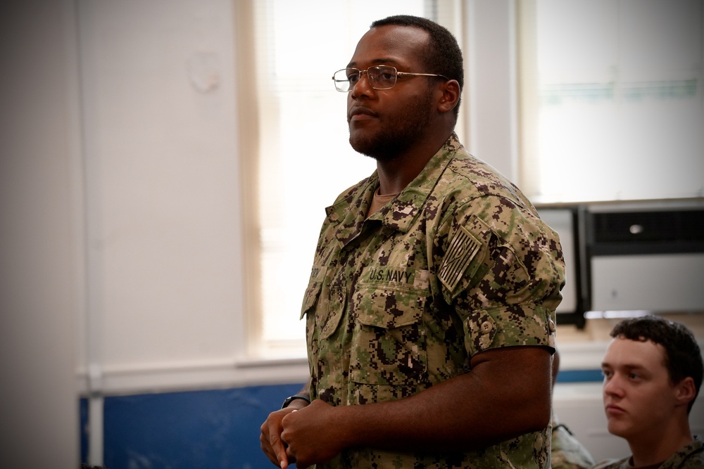 Navy Chief of Chaplains and Senior Enlisted Advisor visit Naval Station Newport