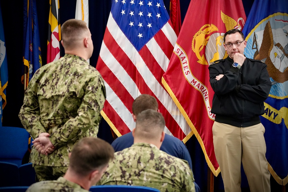 Navy Chief of Chaplains and Senior Enlisted Leader visit Naval Station Newport