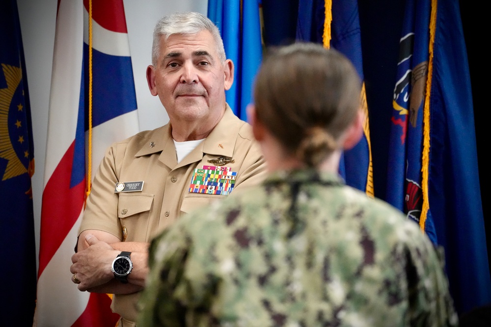 Navy Chief of Chaplains and Senior Enlisted Leader visit Naval Station Newport