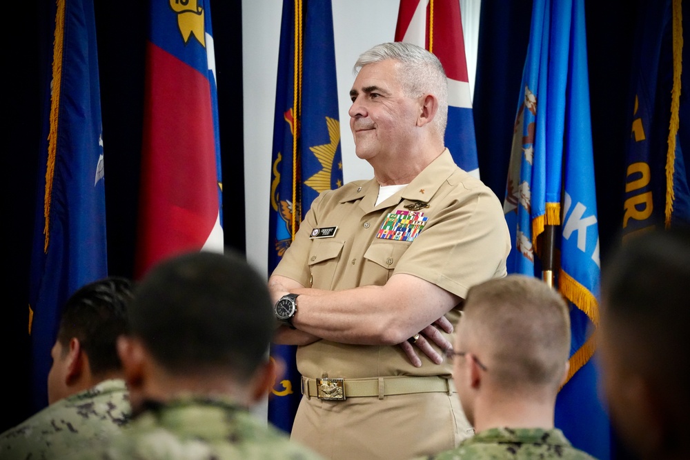 Navy Chief of Chaplains and Senior Enlisted Leader visit Naval Station Newport