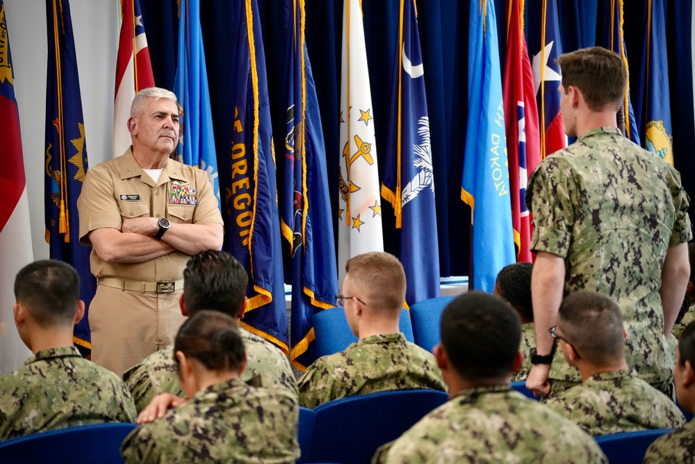 Navy Chief of Chaplains and Senior Enlisted Advisor visit Naval Station Newport