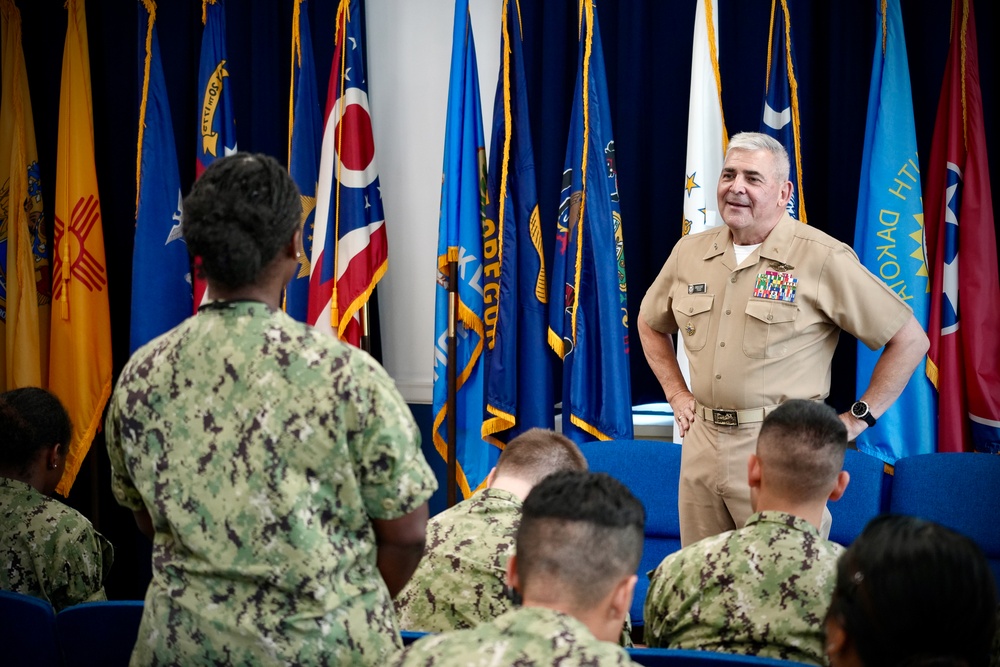 Navy Chief of Chaplains and Senior Enlisted Advisor visit Naval Station Newport