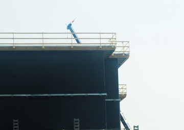 September 2024 construction operations of fiscal year 2022-funded South Barracks Project at Fort McCoy