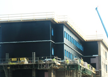 September 2024 construction operations of fiscal year 2022-funded South Barracks Project at Fort McCoy