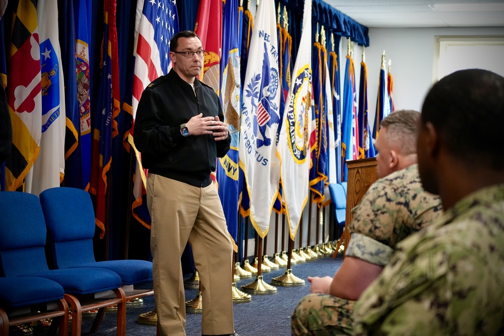 Navy Chief of Chaplains and Senior Enlisted Advisor visit Naval Station Newport