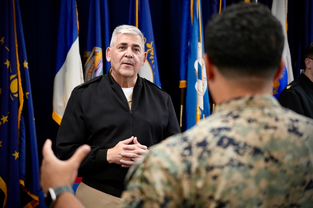 Navy Chief of Chaplains and SEL Visit Newport Naval Station