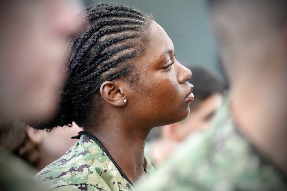 Navy Chief of Chaplains and Senior Enlisted Leader visit Naval Station Newport